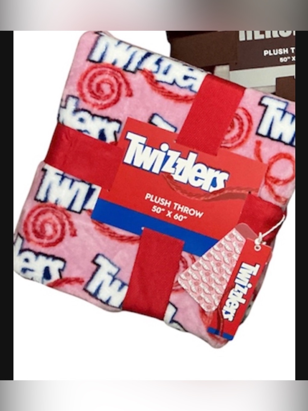 ✔️TWIZZLERS or S’MORES  Plush Throw 50 x 60